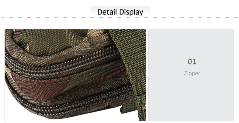 Running Mountain-climbing Camouflage Camp Travel Shoulder Crossbody Waist Bag