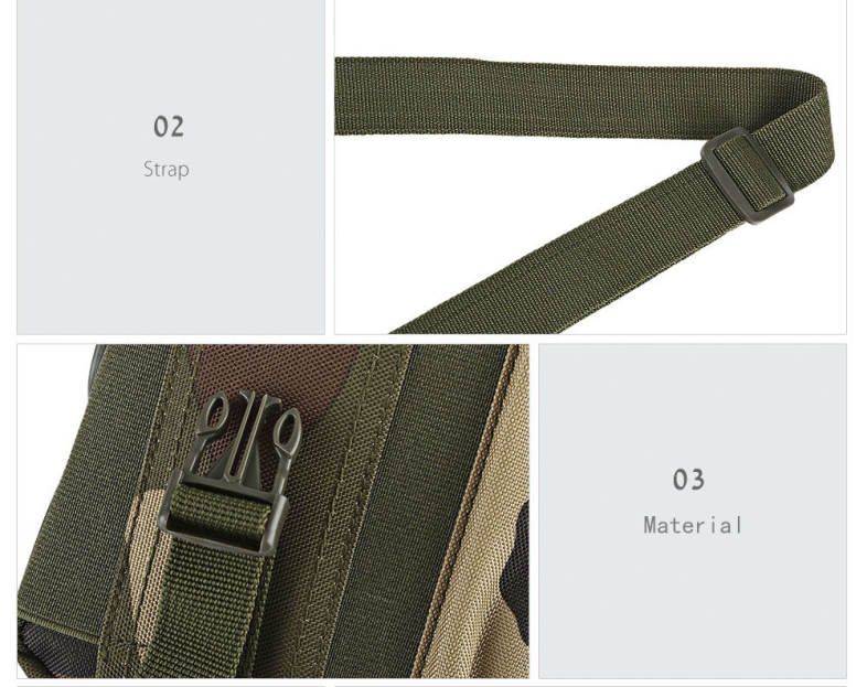 Running Mountain-climbing Camouflage Camp Travel Shoulder Crossbody Waist Bag