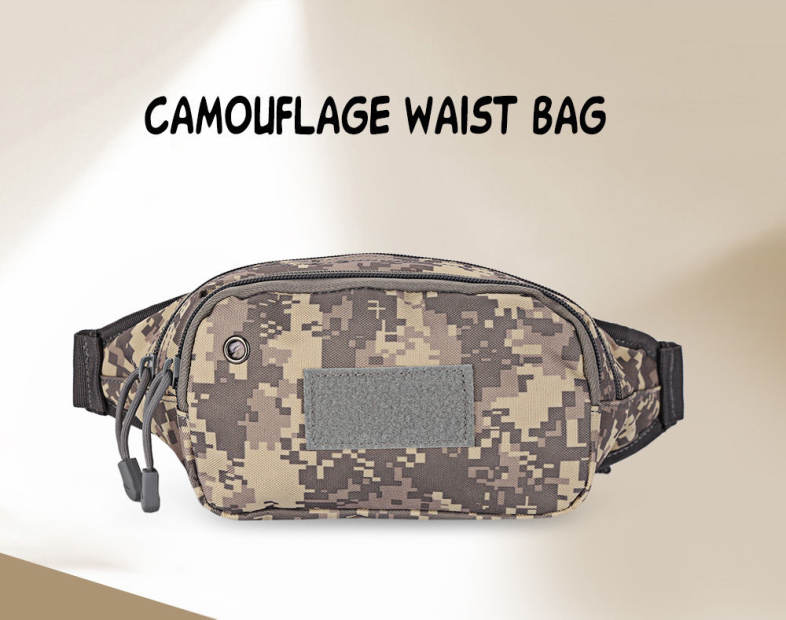 Mountain-climbing Camouflage Camp Travel Shoulder Crossbody Waist Bag for Men