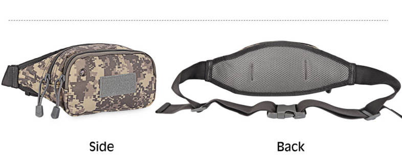 Mountain-climbing Camouflage Camp Travel Shoulder Crossbody Waist Bag for Men