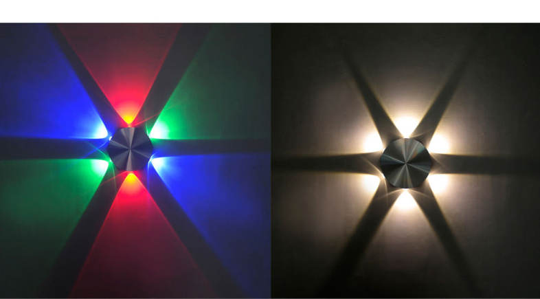 YouOKLight YK2241 Round 6W 480LM LED Wall Lamp Bedroom Decorate Night Light with 6 LEDs