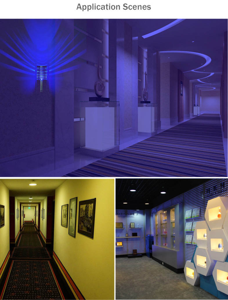 YouOKLight YK2240 Strip-type 1W 80LM LED Wall Lamp Bedroom Decorate Night Light