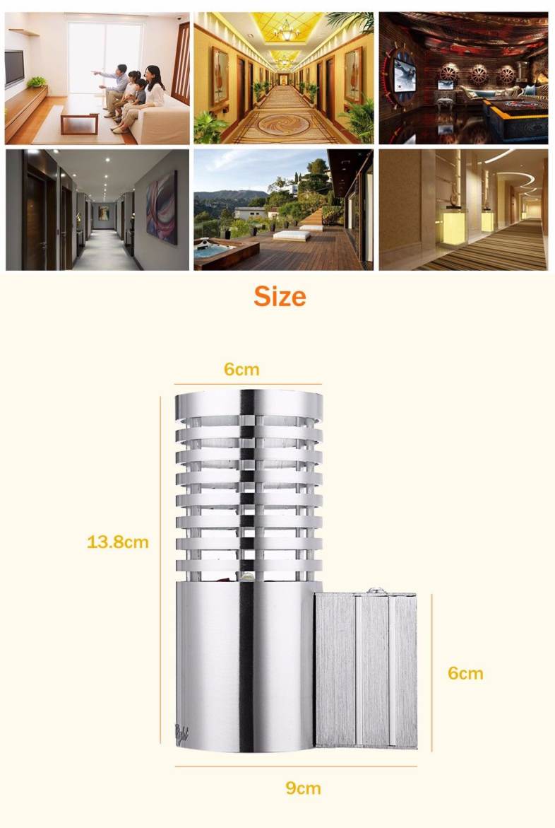 YouOKLight YK2240 Strip-type 1W 80LM LED Wall Lamp Bedroom Decorate Night Light