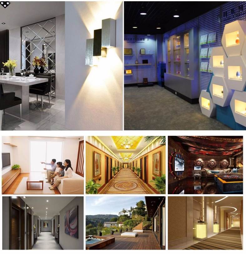 YouOKLight YK2239 6W 480LM Stairs LED Wall Lamp Bedroom Decorate Night Light with 6 LEDs