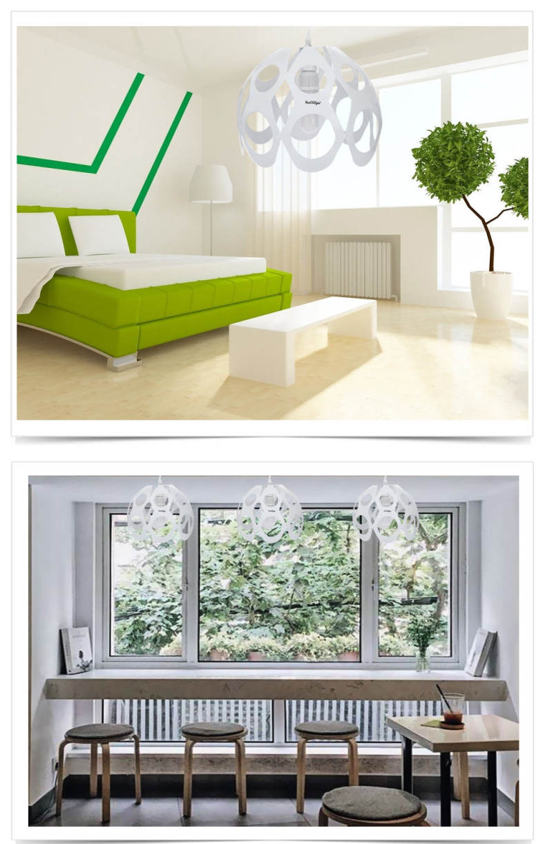 YouOKLight Round Shaped AC 85 - 265V E27 Pendant Lampshade for Decoration