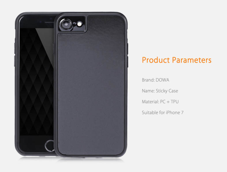 DOWA Anti-gravity Selfie Case Magical Nano Sticky for iPhone 7