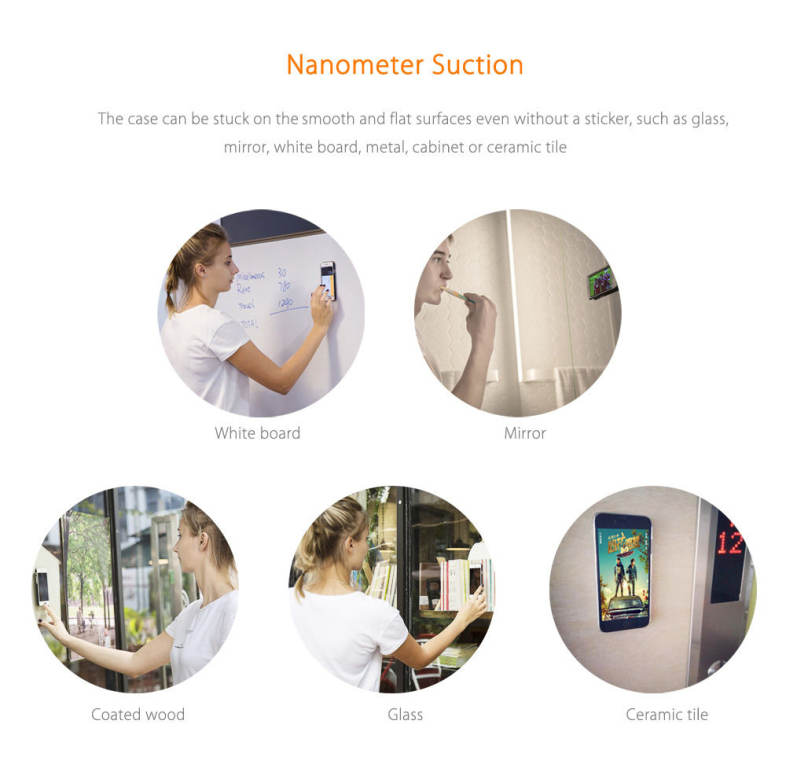 DOWA Anti-gravity Selfie Case Magical Nano Sticky for iPhone 7