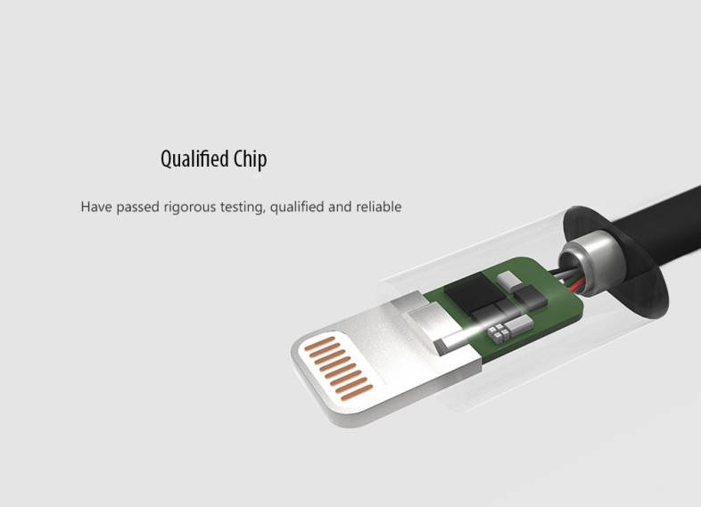 NILLKIN Rapid Cable MFi Certification 8 Pin Charging Data Transmission Round Cord for iPhone 1M