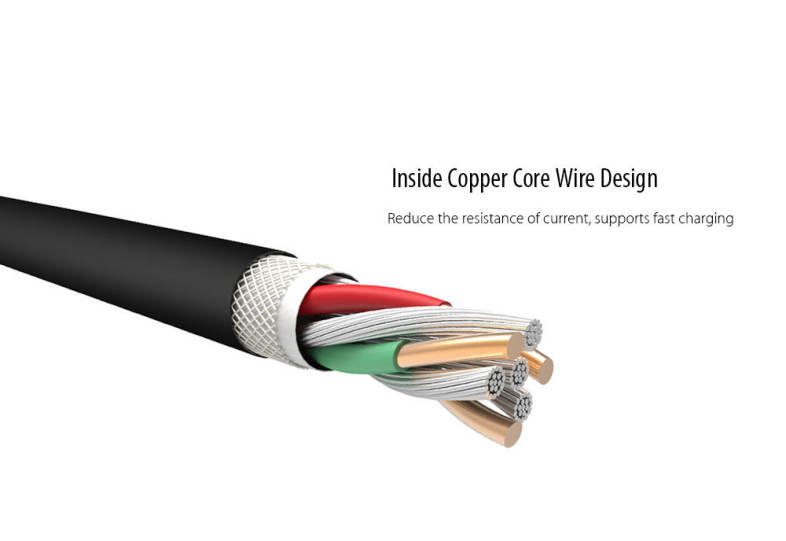NILLKIN Rapid Cable MFi Certification 8 Pin Charging Data Transmission Round Cord for iPhone 1M