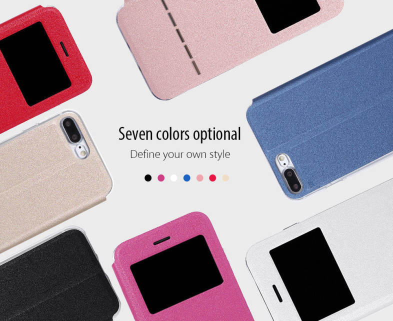 View Window Full Protective Case Cover Smart Answer for iPhone 7 Plus