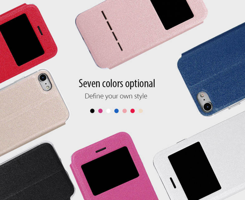 View Window Full Protective Case Cover Smart Answer for iPhone 7