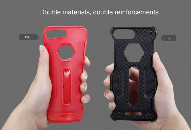 NILLKIN Defender 4 Case Alloy Stander Sports Car TPU Cover for iPhone 7 Plus