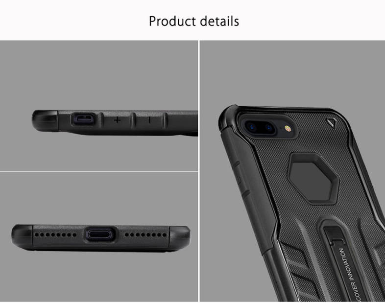 NILLKIN Defender 4 Case Alloy Stander Sports Car TPU Cover for iPhone 7 Plus