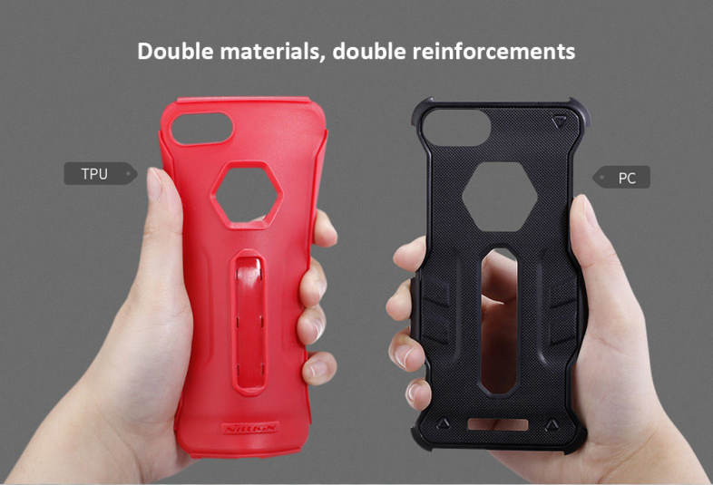 NILLKIN Defender 4 Case Alloy Stander Sports Car TPU Cover for iPhone 7