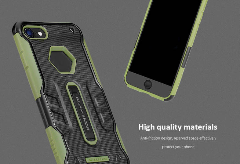 NILLKIN Defender 4 Case Alloy Stander Sports Car TPU Cover for iPhone 7