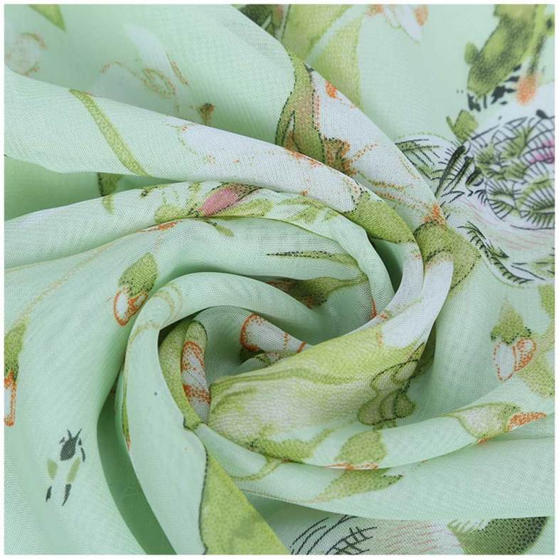 Casual Magpie Floral Print Sun Protection Scarf for Women