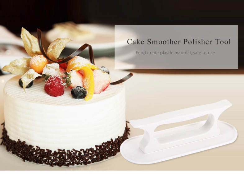 Plastic Cake Fondant Smoother Polisher Decorating Cutter Embossing Sugarcraft Tool