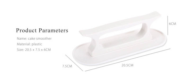 Plastic Cake Fondant Smoother Polisher Decorating Cutter Embossing Sugarcraft Tool