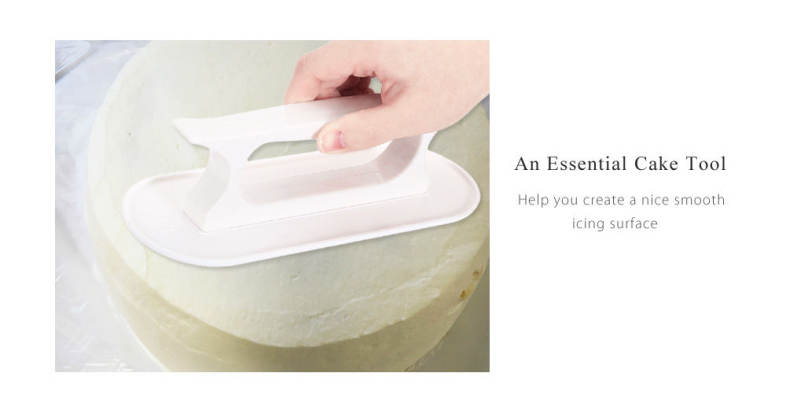 Plastic Cake Fondant Smoother Polisher Decorating Cutter Embossing Sugarcraft Tool