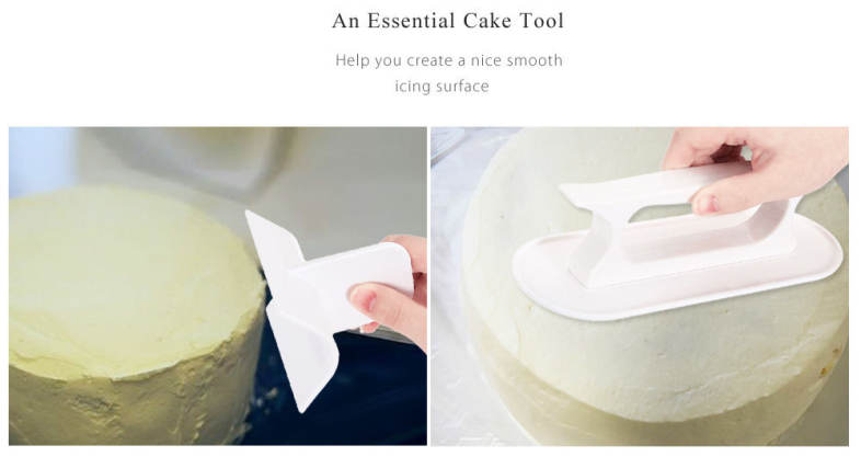 TANGCHU 6pcs Fondant Cake Smoother Cream Icing Polisher Tool