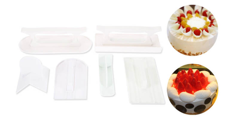 TANGCHU 6pcs Fondant Cake Smoother Cream Icing Polisher Tool