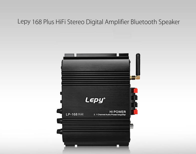 Lepy 168 Plus Super Bass HiFi Stereo Audio Amplifier Bluetooth Speaker