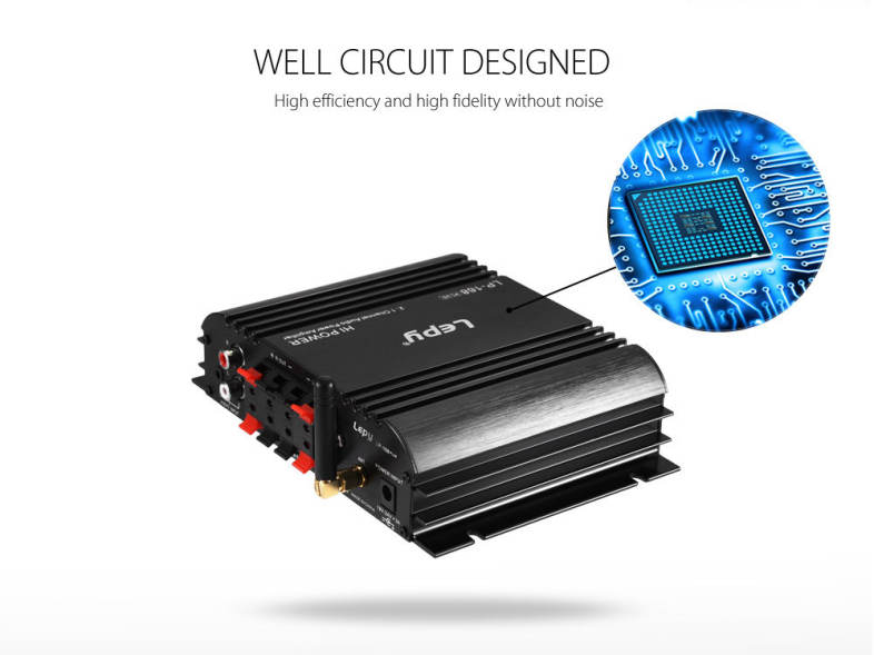 Lepy 168 Plus Super Bass HiFi Stereo Audio Amplifier Bluetooth Speaker
