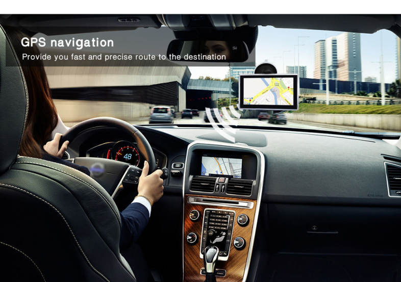 A2 5 inch Vehicle GPS Navigation TFT Touch Screen FM Radio Video Player