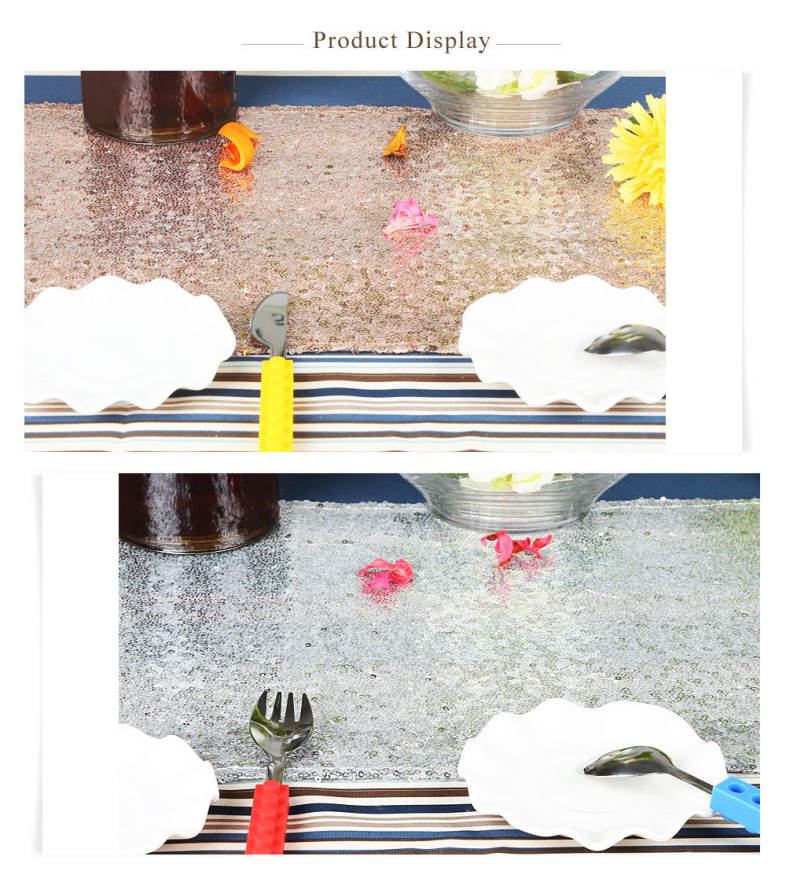 275 x 30cm Sequin Table Runner for Wedding Party