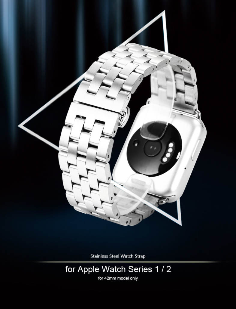 Stainless Steel Strap for Apple Watch Series 1 / 2 42mm Model Replacement Band