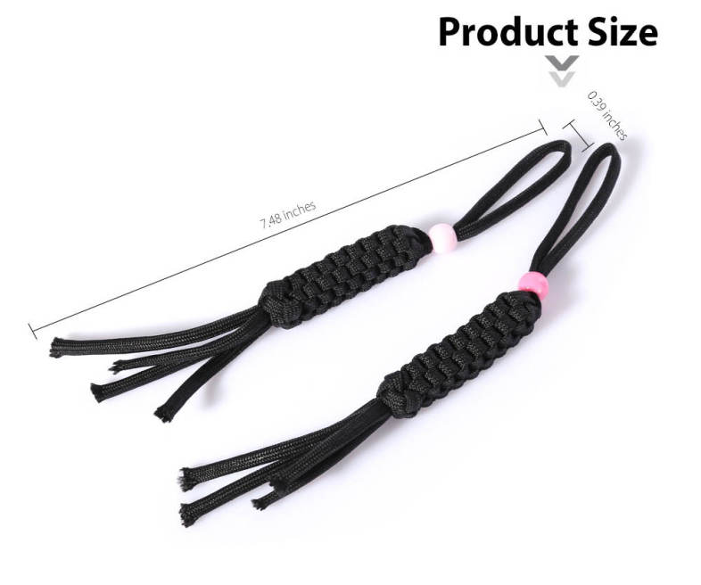 EDCGEAR 2pcs Nylon Corn Knot Ornaments Keychain Paracord