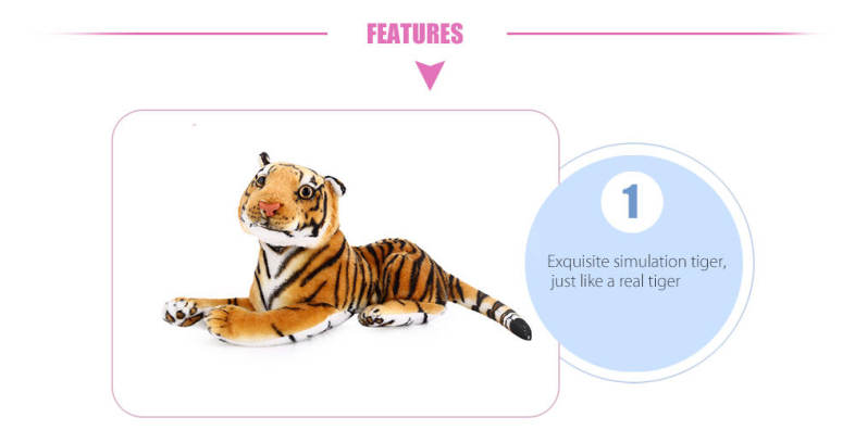 Child Lovely Simulation Tiger Doll Plush Toy Birthday Christmas Present Decoration