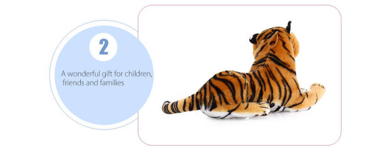 Child Lovely Simulation Tiger Doll Plush Toy Birthday Christmas Present Decoration