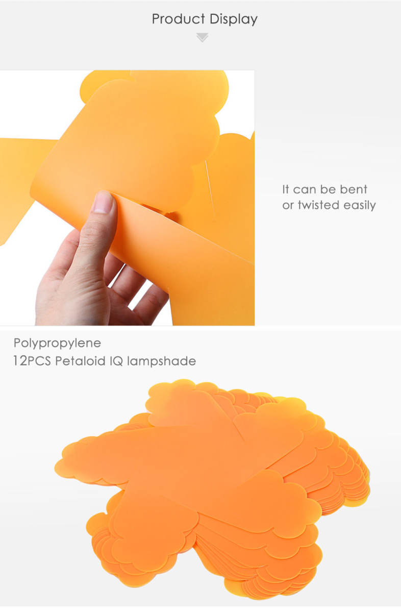 YouOKLight YK2240 12PCS Petaloid IQ Lampshade with Puzzle Creative Decor Design for Room Bar