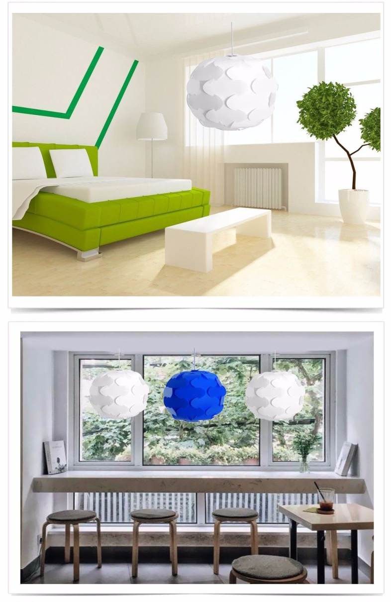 YouOKLight YK2238 12PCS IQ Lampshade with Puzzle Creative Decor Design for Room Bar