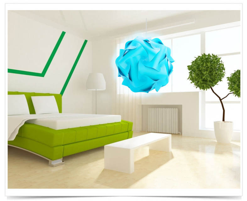 YouOKLight 30PCS IQ Lampshade with Puzzle Creative Decor Design for Room Bar