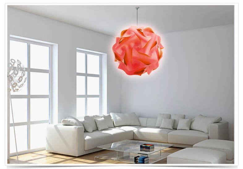YouOKLight 30PCS IQ Lampshade with Puzzle Creative Decor Design for Room Bar