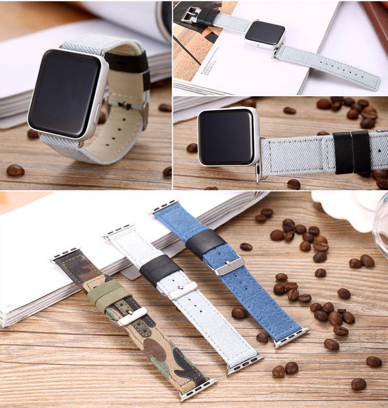 Leather Strap Replacement Band for iWatch Series 1 / 2 38mm Model