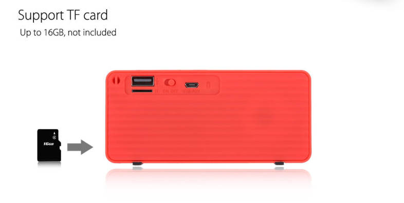 YCYY X3S 3W Multi-color Flash LED Light Wireless Bluetooth Speaker Hands Free FM Radio Loudspeaker Box