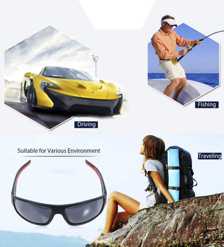 UV400 Protection Polarized Goggles Sunglasses Eyewear Outdoor Sport Accessory