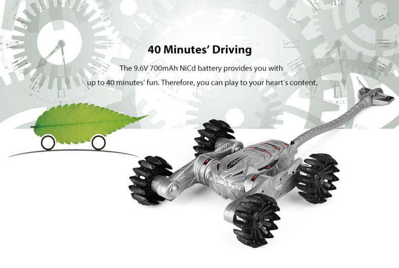 LE NENG TOYS K5 CLIMBER MECHA RC Climbing Car RTR 2.4GHz 4WD with Tail LED Eyes for Outdoor Running
