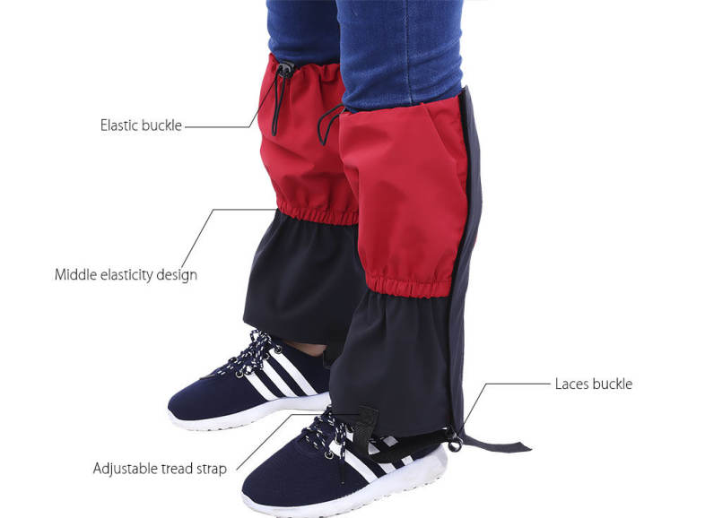 Paired Climbing Trekking Hiking Water Resistant Leg Snow Gaiters