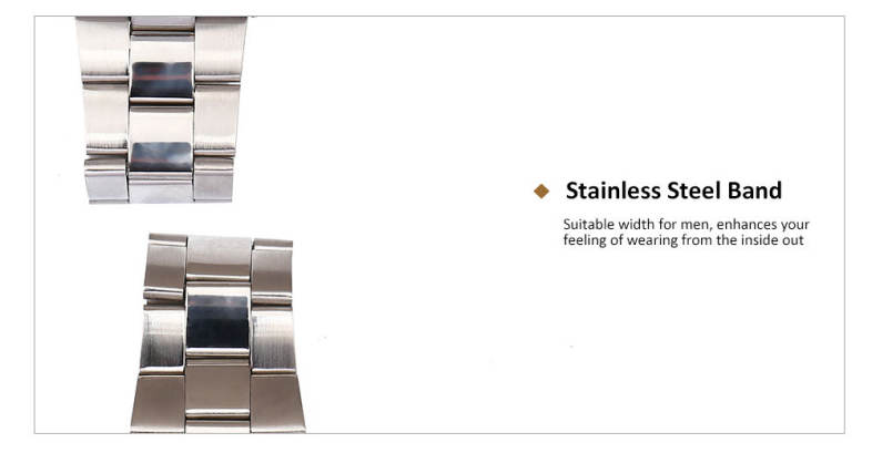 Gucamel G043 Male Auto Mechanical Watch Hollow Dial Luminous Stainless Steel Band Wristwatch