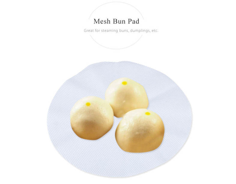 Silicone Non-stick Steamer Mesh Pad Bun Baking Pastry Tool