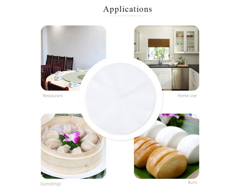 Silicone Non-stick Steamer Mesh Pad Bun Baking Pastry Tool