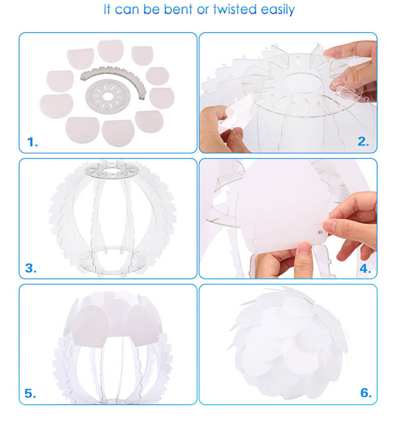 50PCS IQ Lampshade with Creative Decor Design for Room Bar