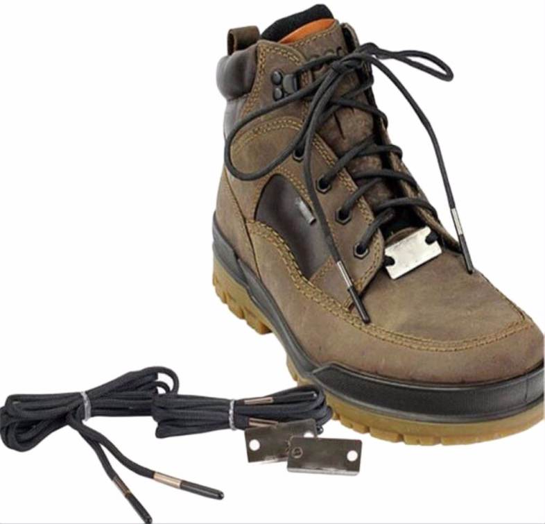 Paired Nylon 145CM Flint Laces with Striker Plate