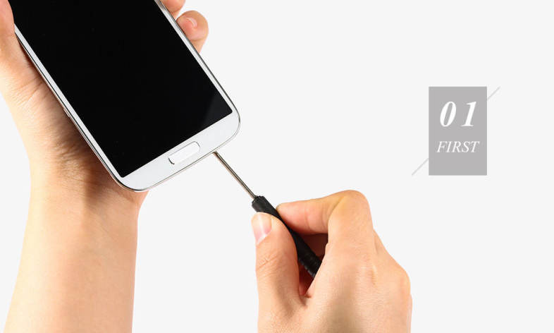 Replacement LCD Screen Frame Assembly   Touch Glass Digitizer Phone Repair Tool Kit for Samsung S4 I337