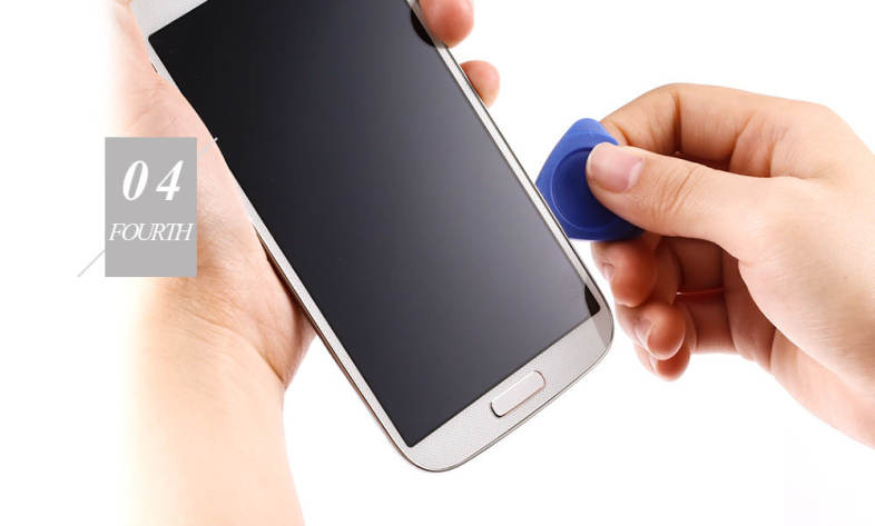 Replacement LCD Screen Frame Assembly   Touch Glass Digitizer Phone Repair Tool Kit for Samsung S4 I337