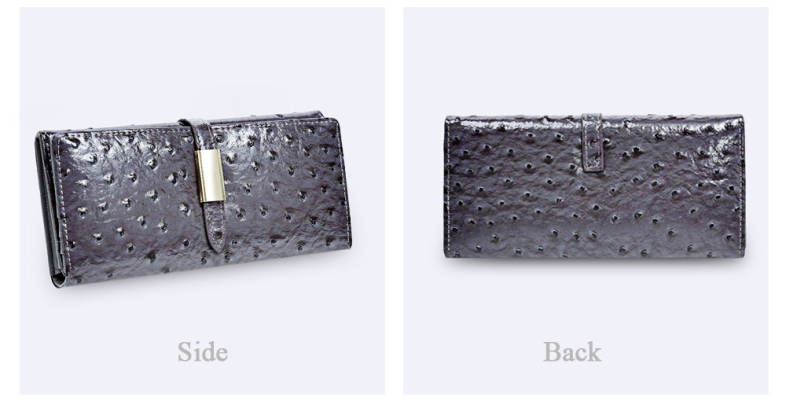 Sweet Cartoon Animal Ostrich Pattern Card Holder Clutch Wallet